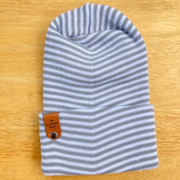 I Love You A Bushel And A Peck Soundwave Newborn Baby Beanie - Gray - Not Custom - Picture 8 of 8